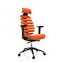 ERGO LINE II PRO Bürostuhl Drehbar Stoff Orange 7