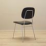 Dining chair faux leather metal 1970s 4