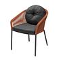 Loop Dining Sessel Aluminium String-Flex Terracotta 0