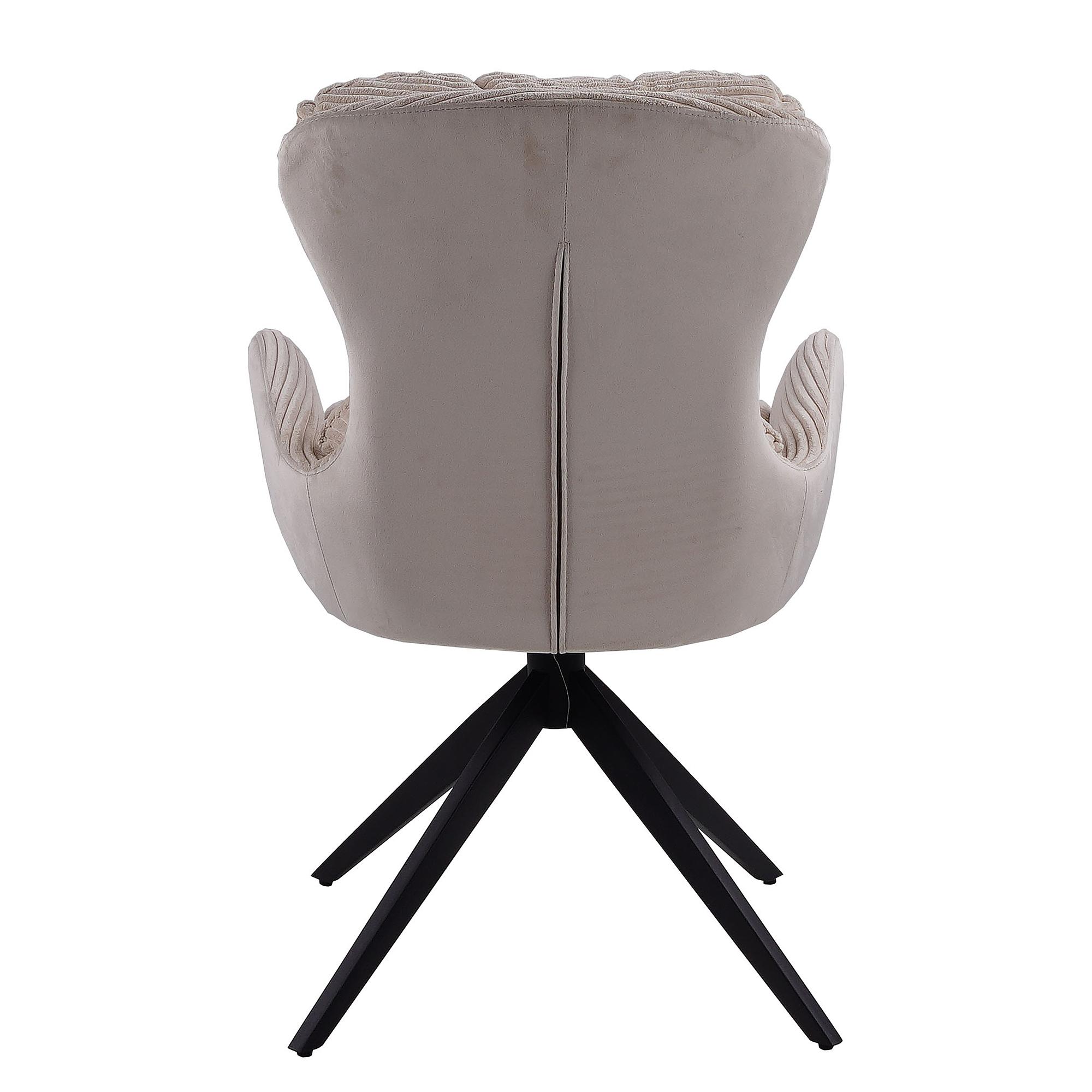 Armlehnenstuhl DILPUR 2er Set Beige 4