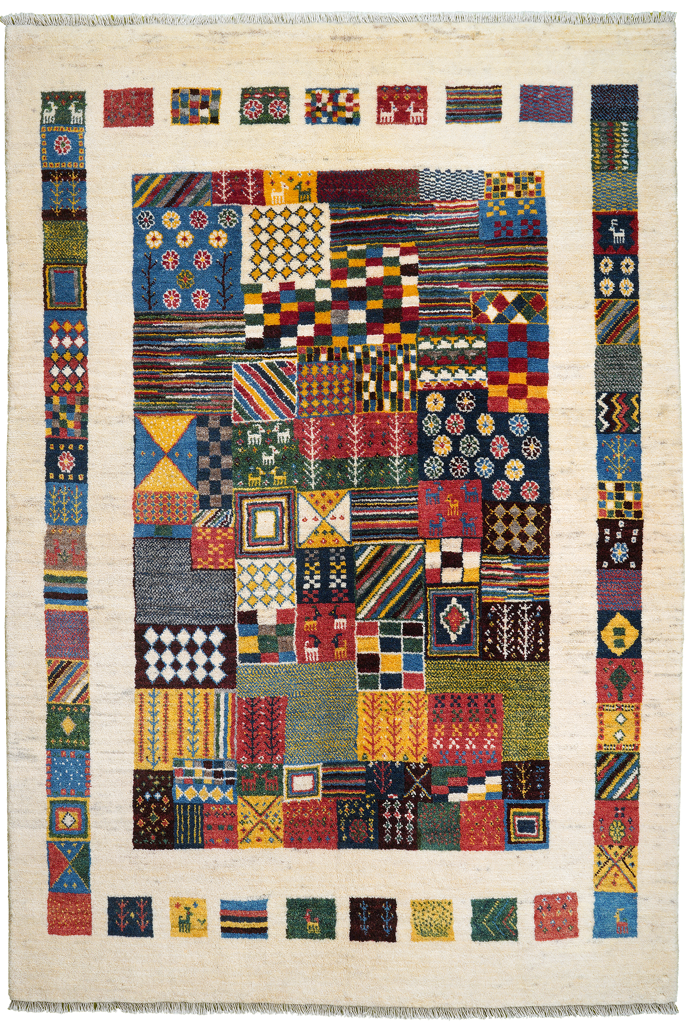 Rizbaf Gabbeh rug Wool Multicolored 0