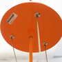 Pendant lamp glass orange 2000s 5