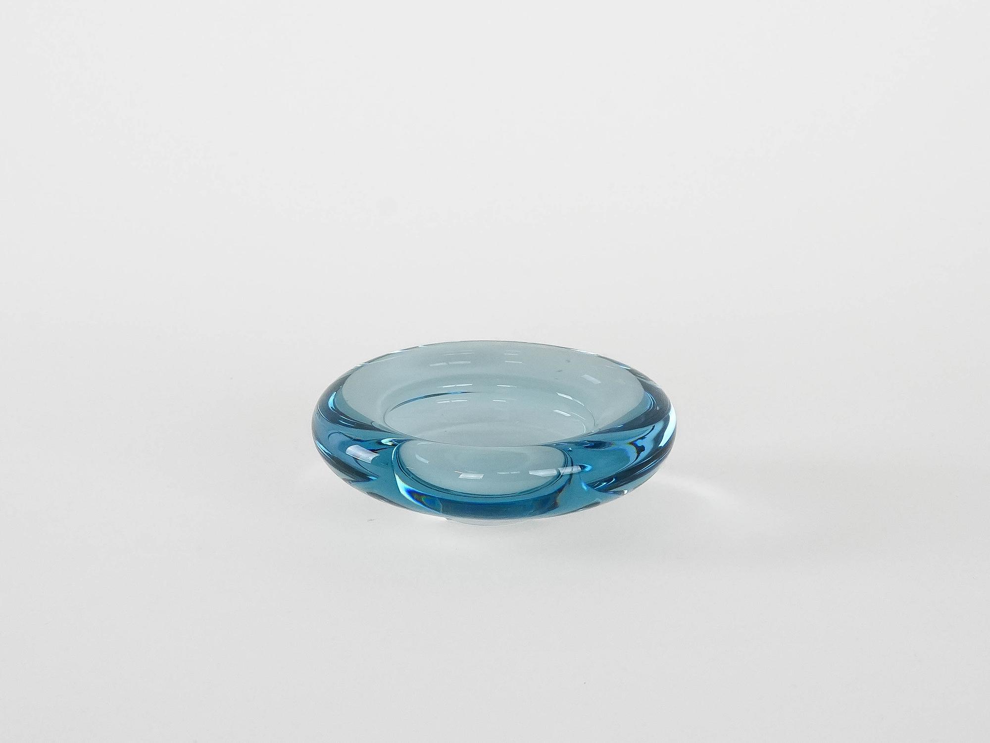 Glasschüssel Blau 1960er Jahre 3