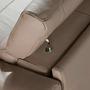 Chaise Relax-Sofa Links Leder Braun 5