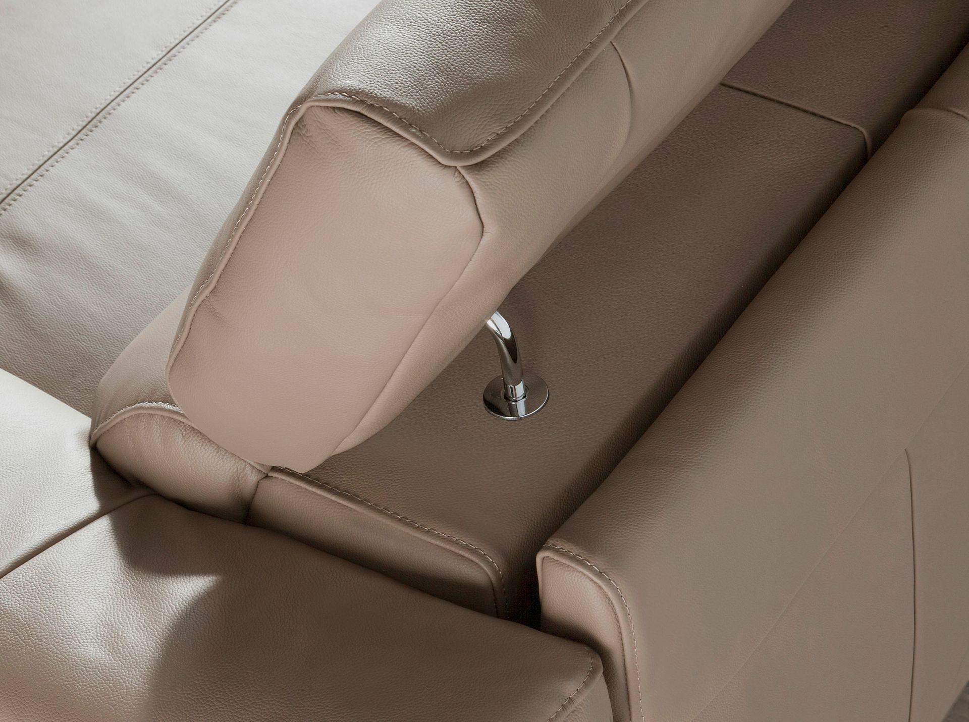 Chaise Relax-Sofa Links Leder Braun 5