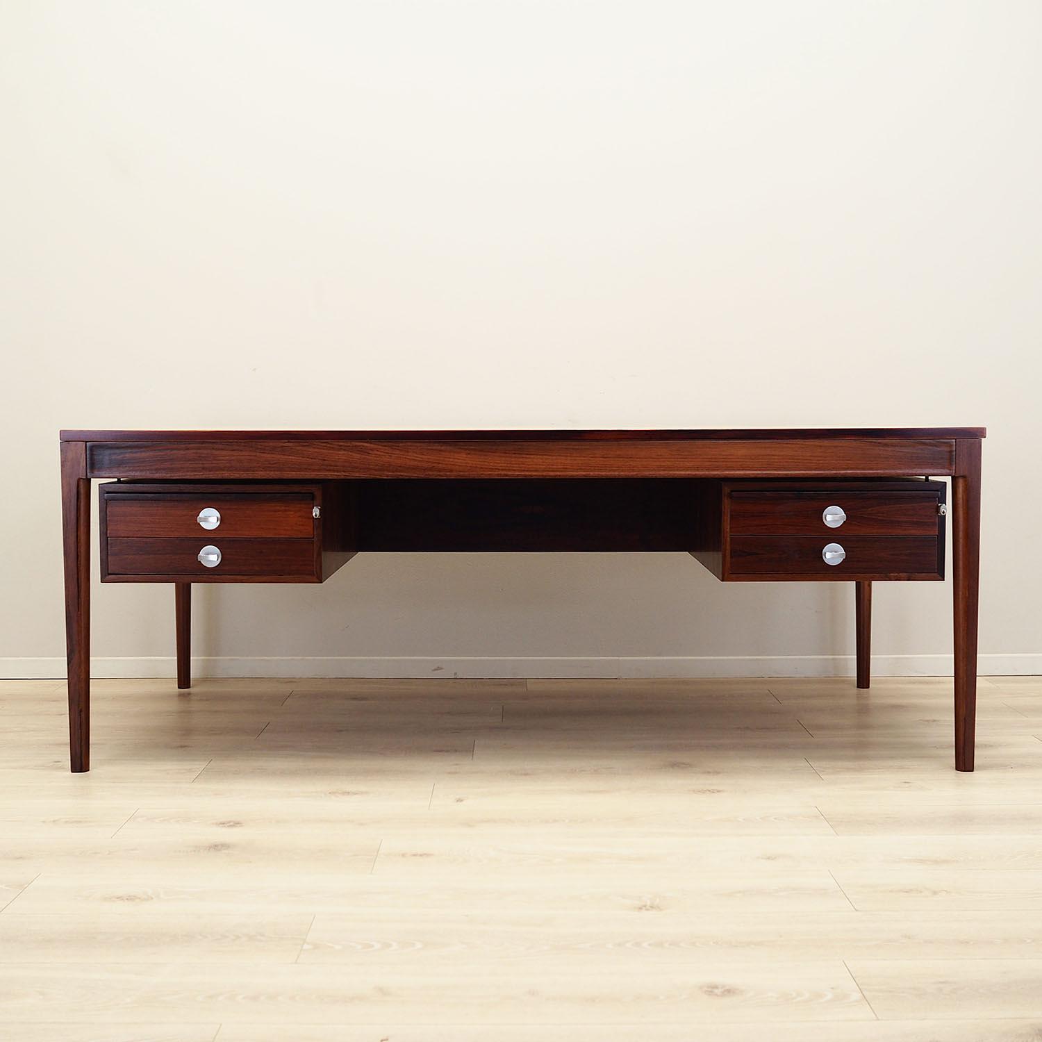 Schreibtisch Palisanderholz 1970er Jahre 1