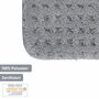 2x Badematte Microfaser Grau Öko-Tex Standard 100 4
