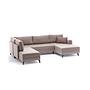 Belen Schlafsofa 4-Sitzer Creme 6