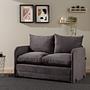 Saga Schlafsofa 2-Sitzer Grau 3