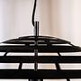 Lampada a sospensione metallo nero 2