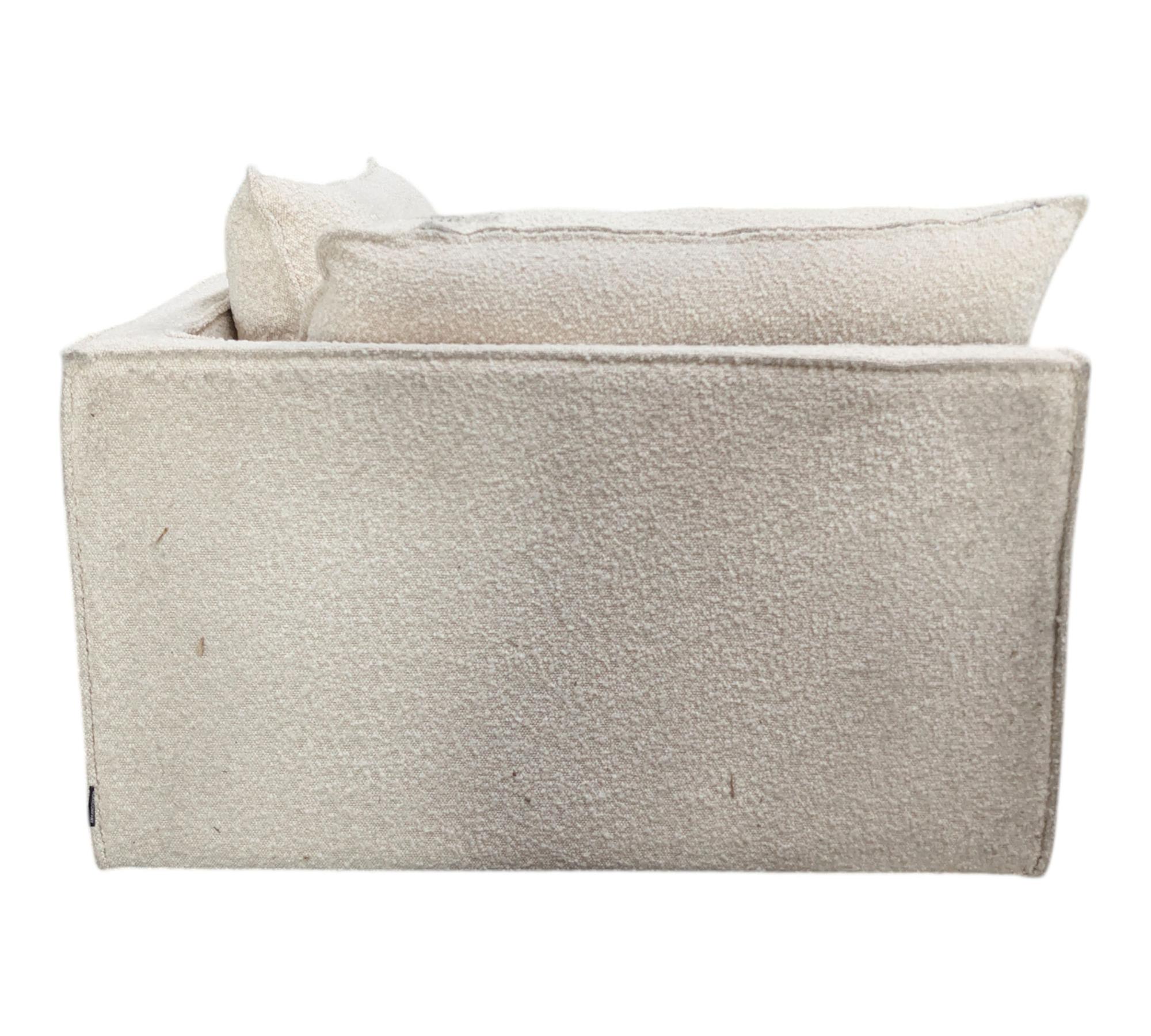 Daphne 1-seater corner module left Maya Cream 7