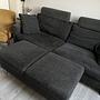 Sofa 2-Sitzer Dunkelgrau 3