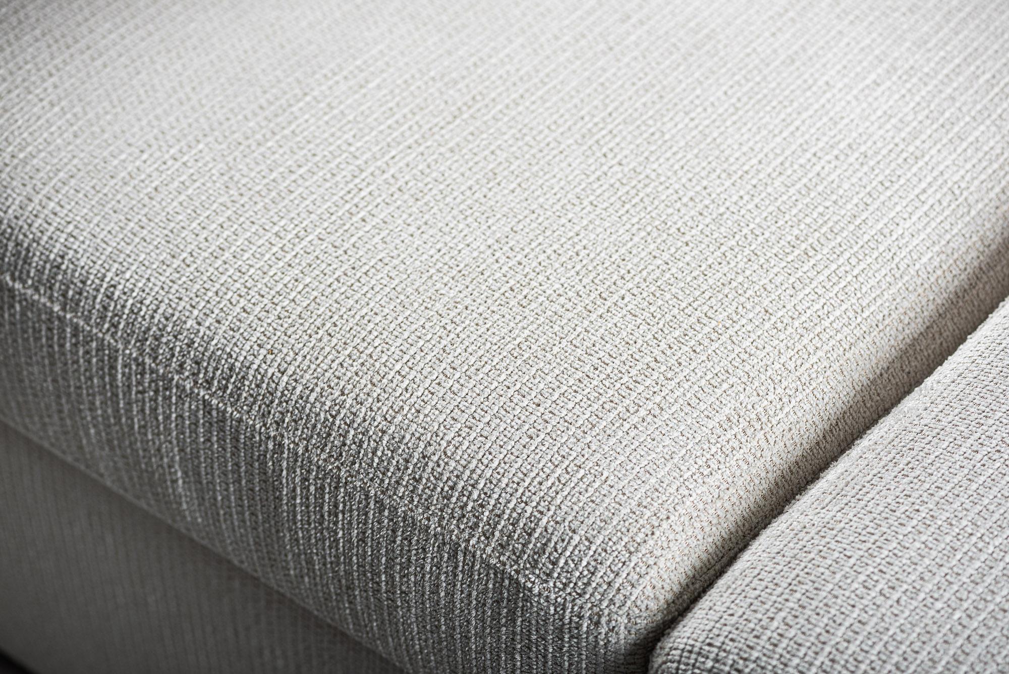 Sofa 3-Sitzer Chaiselongue Rechts Links Stoff Beige 8