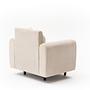 Noya Sessel Chenille Creme 4