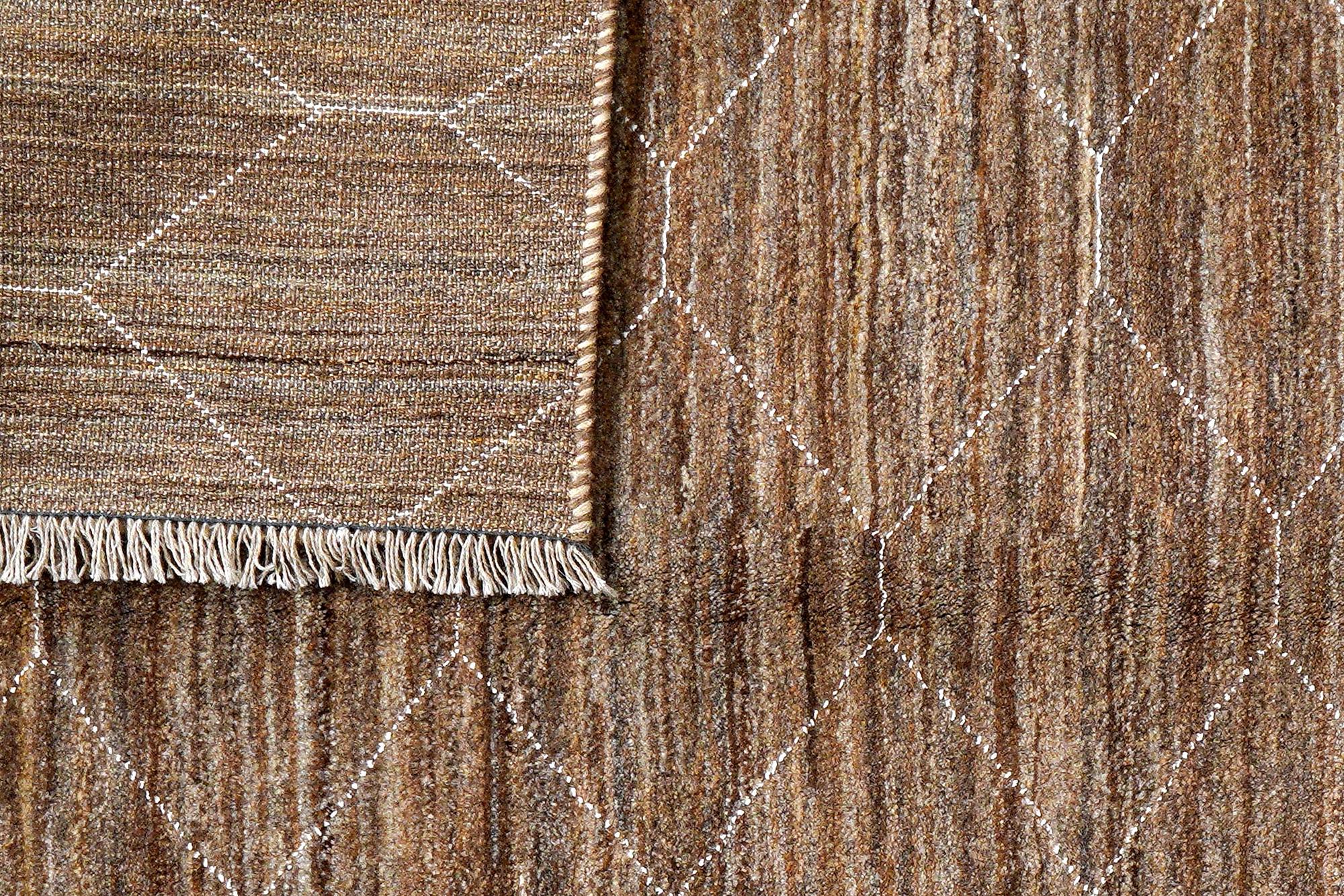 Gabbeh Basi Rug Brown 5