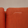 Sofa 2-Sitzer Stoff Orange 3