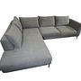 Noa Ecksofa Récamiere Links Planet Grey Green 6