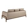 Sofa 6257 2-Sitzer Leder Braun 6