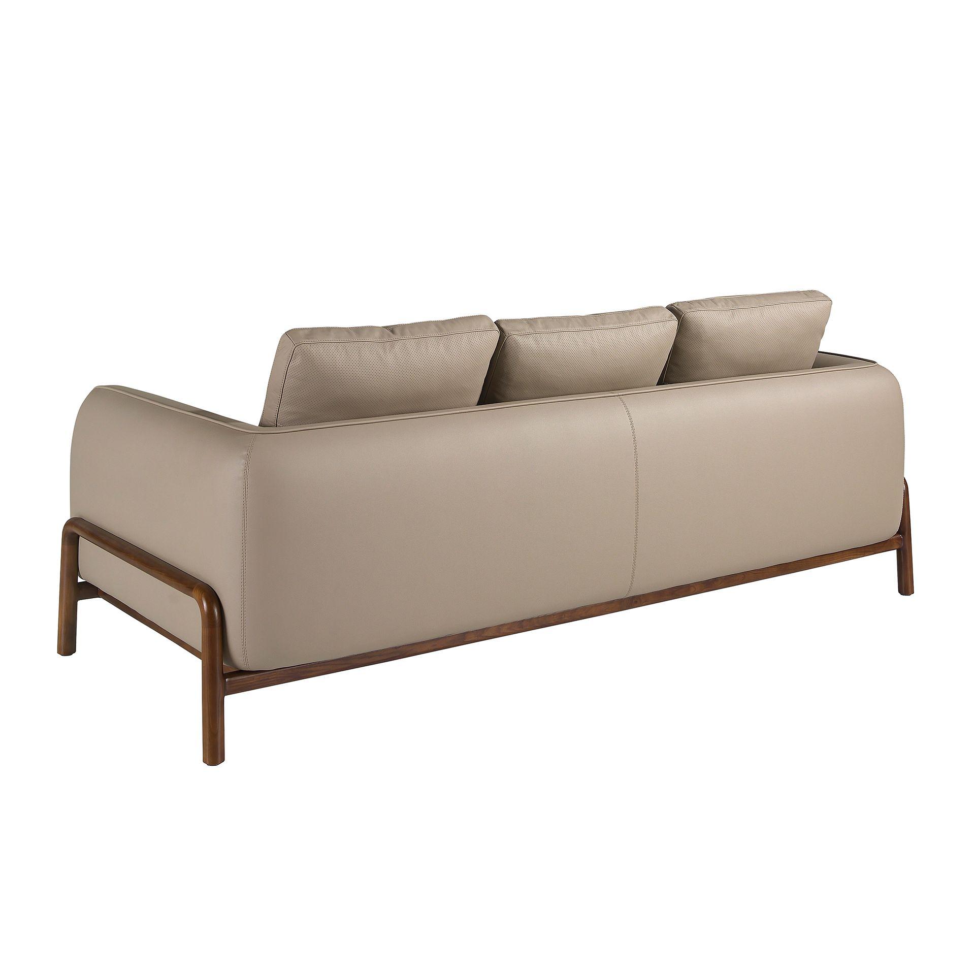 Sofa 6257 2-Sitzer Leder Braun 6