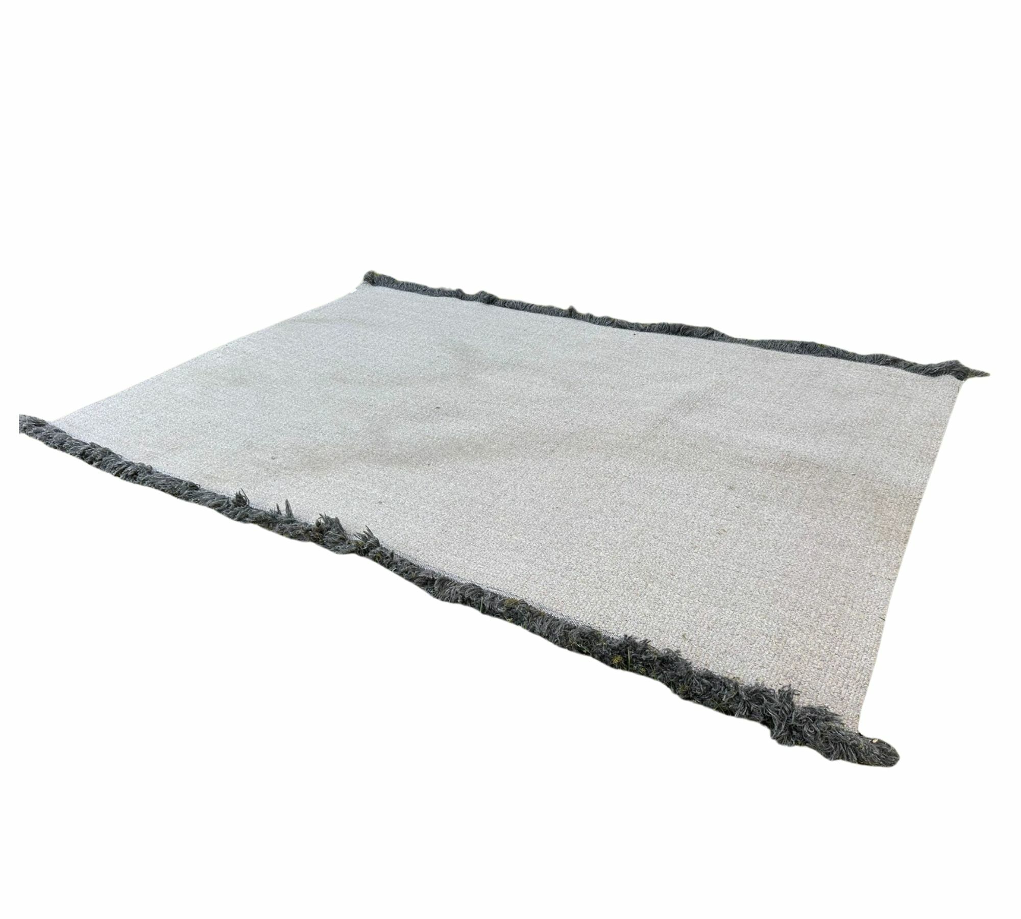 Outdoor Teppich Textil Grau 300 x 200 cm 2
