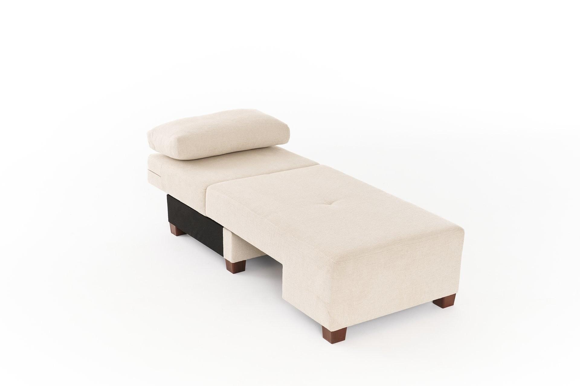 Perenna Sofa 3-Sitzer Chenille Creme 8