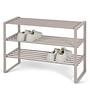 Shoe rack Welbeck with 3 shelves metal cashmere 1