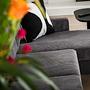 Sofa 3-Sitzer Chaiselongue Links Rechts Grau 4