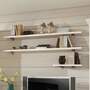 Wandboard Pinie Massivholz Creme 80 cm 1