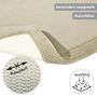 Rutschfeste Microfaser Badematte mit Memory Foam Sand 5