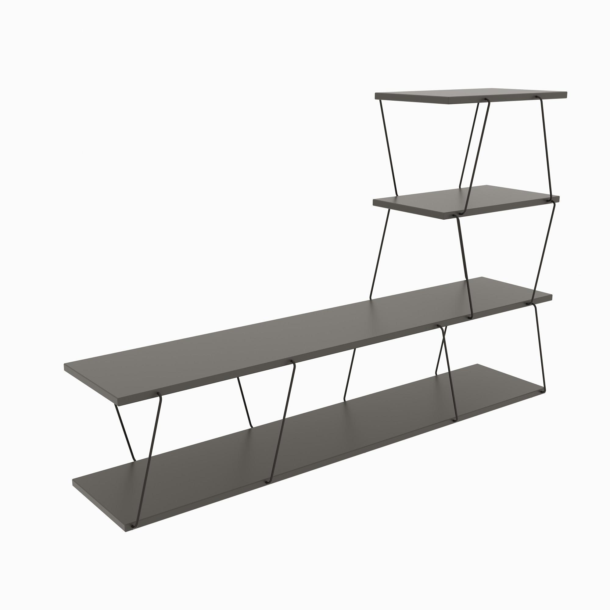 Ilgaz Lowboard Wood Veneer Anthracite 2