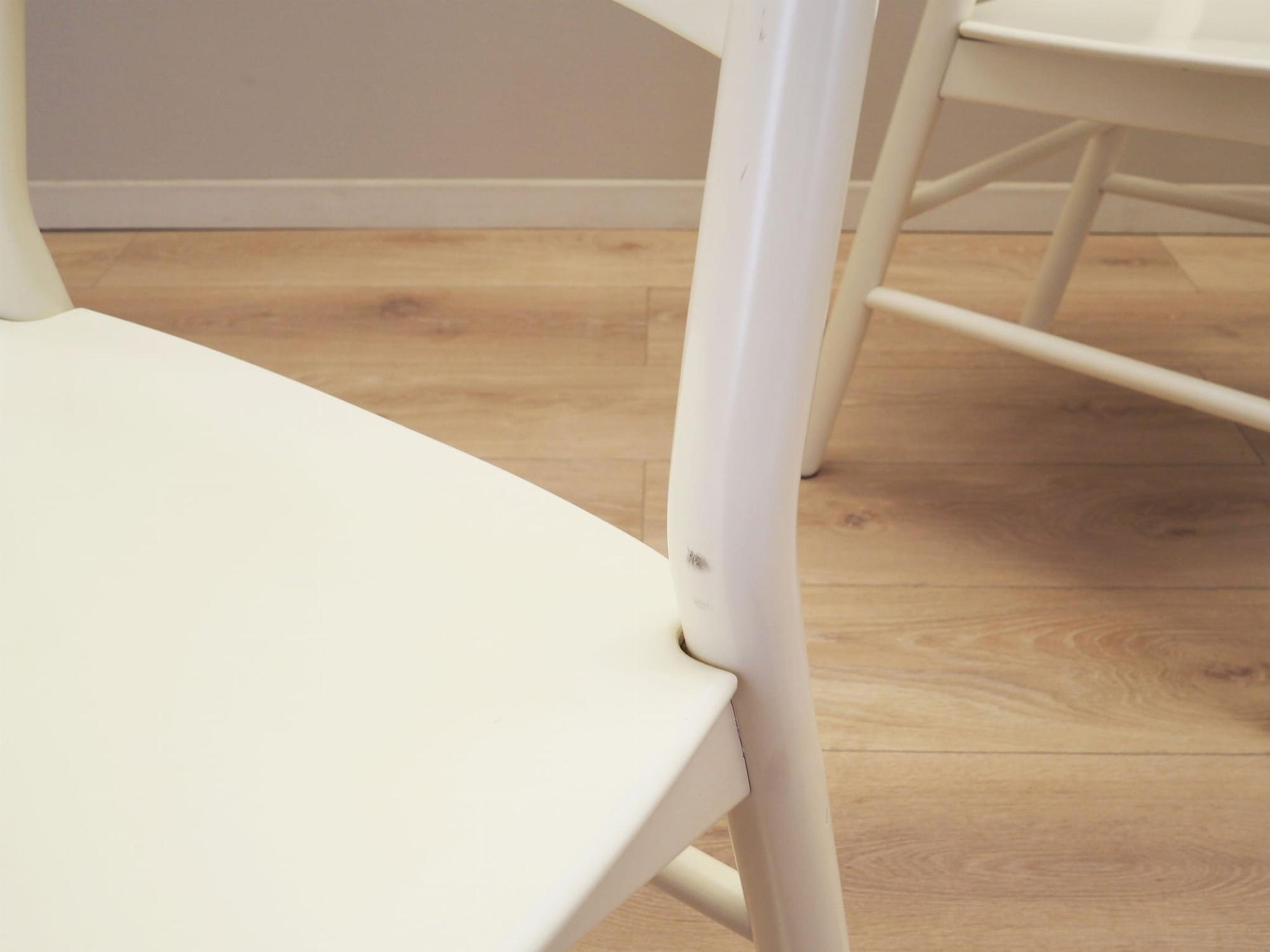 4x Dining chair Beech 1970s 6