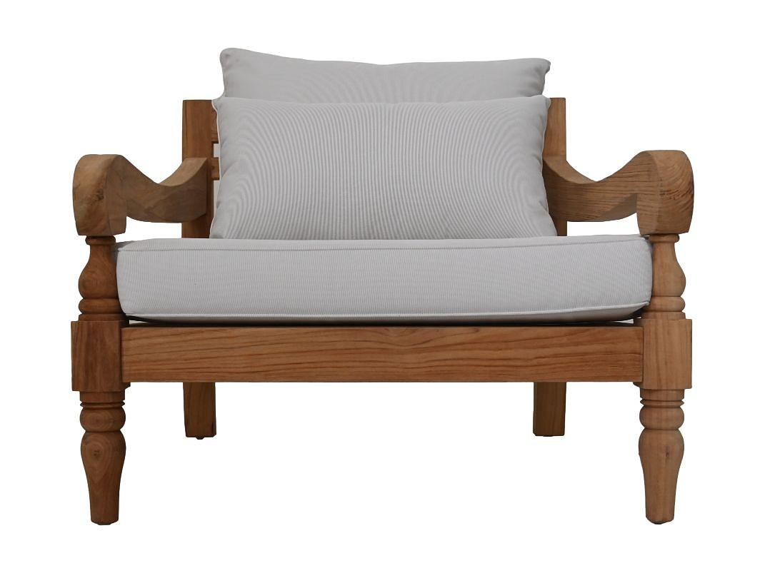 Bahama Gartensessel Teakholz Textil 0