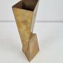 Vintage Vase Messing Versilbert 1930er Jahre 2