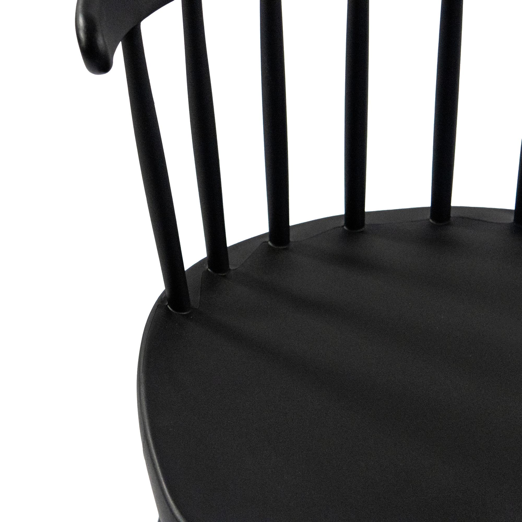 ARTIFO RIB Esszimmerstuhl Kunststoff Schwarz 3