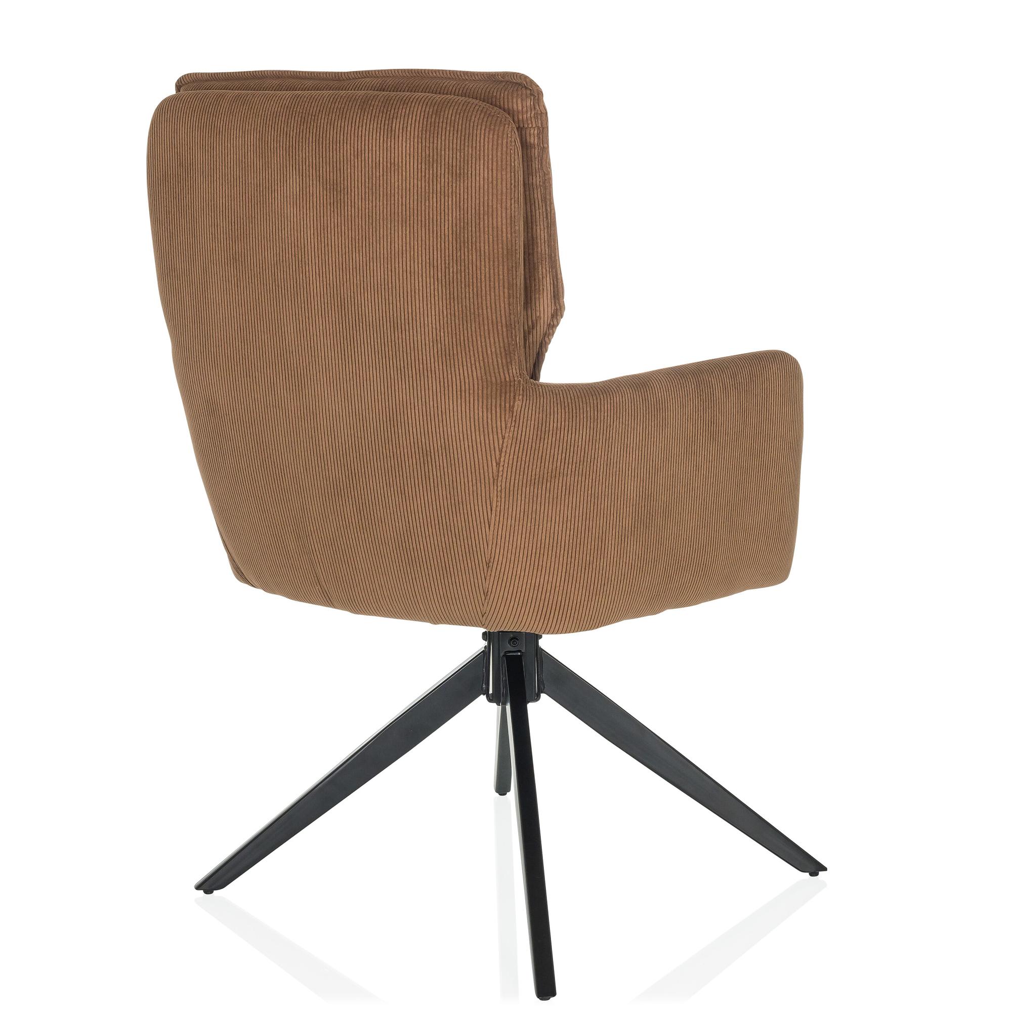 TARUGO Drehstuhl Stoff Braun 8