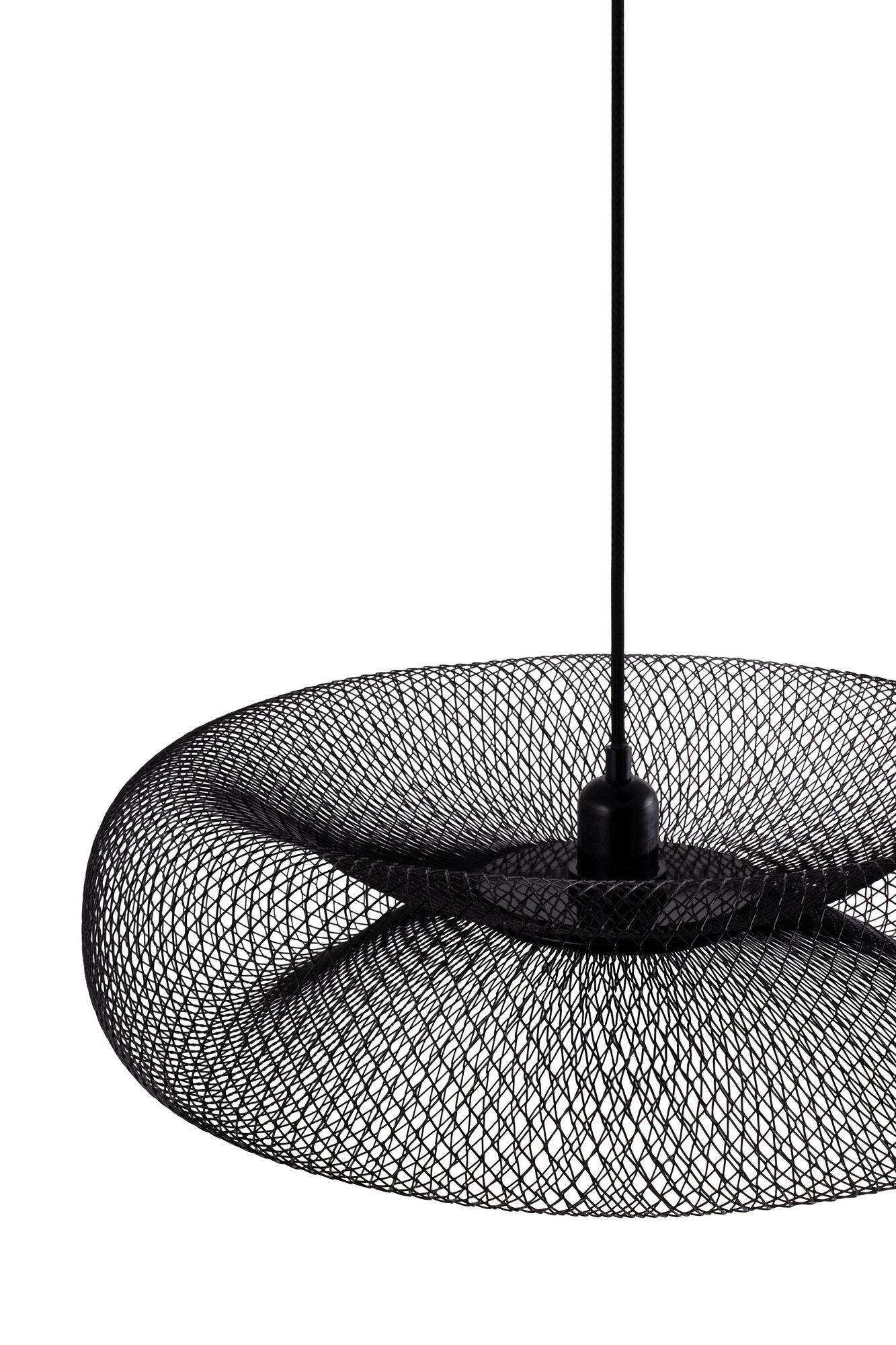Torus Pendant Lamp Black Ø 50cm 7