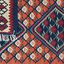 Kilim Senneh Teppich Braun 4