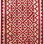 Kilim Gashgai Teppich Wolle Rot 0