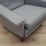 Armchair Textile Wood Grey 1960s 12