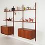 Teak shelf Brown 1960s 3