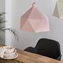 Pendant lamp Armour 1-bulb Pink 2