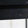 Drip Frame Dining Table Black 190x80cm 5