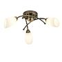Ceiling Light Opera 3-Light Frosted Glass Steel 0