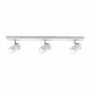 Ceiling light 3-flame Aluminum White 1