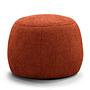 Ottoman LOVELOCK Bouclé Rust Red 1