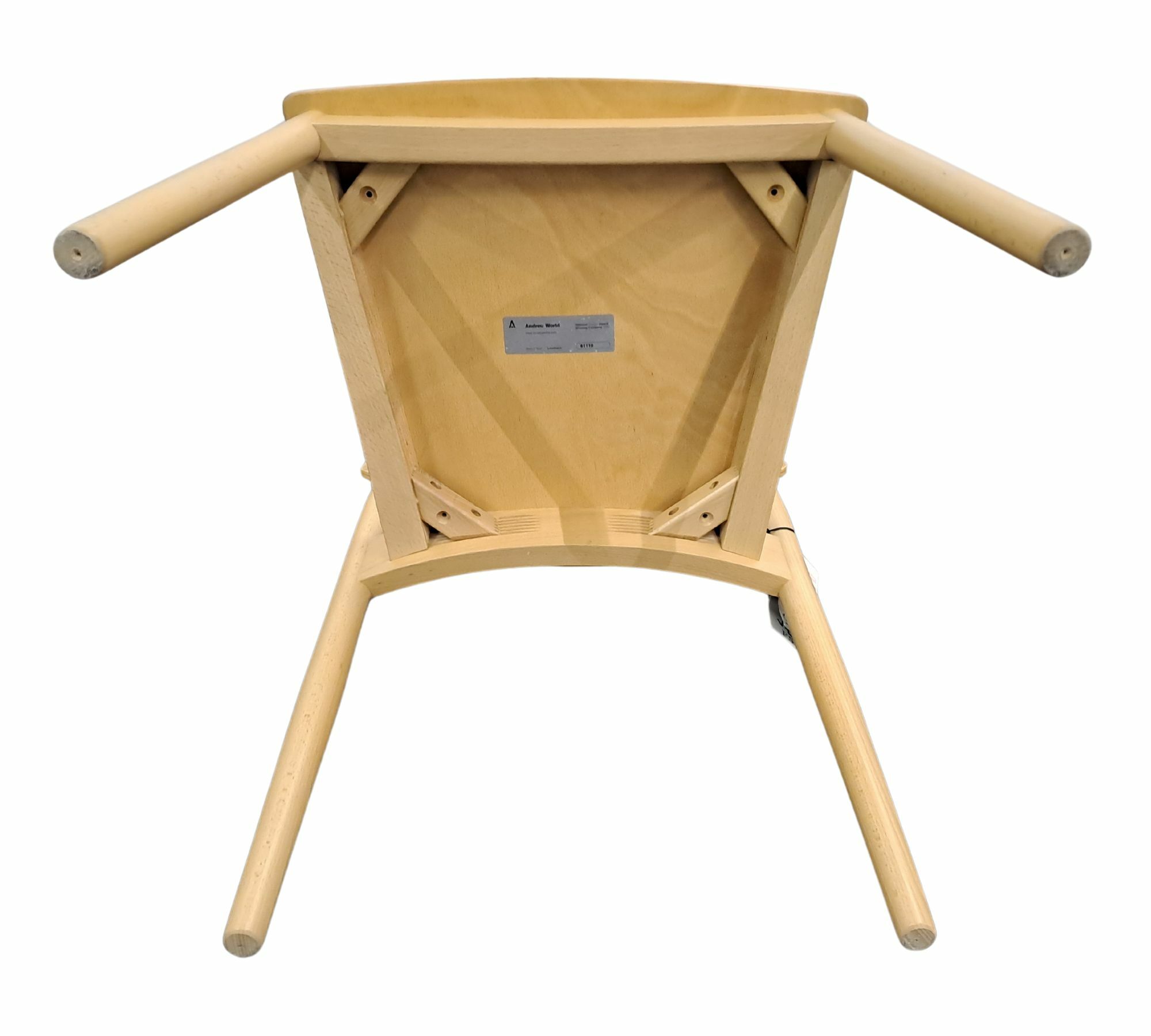 Smart SO0612 Stuhl Holz Braun 4