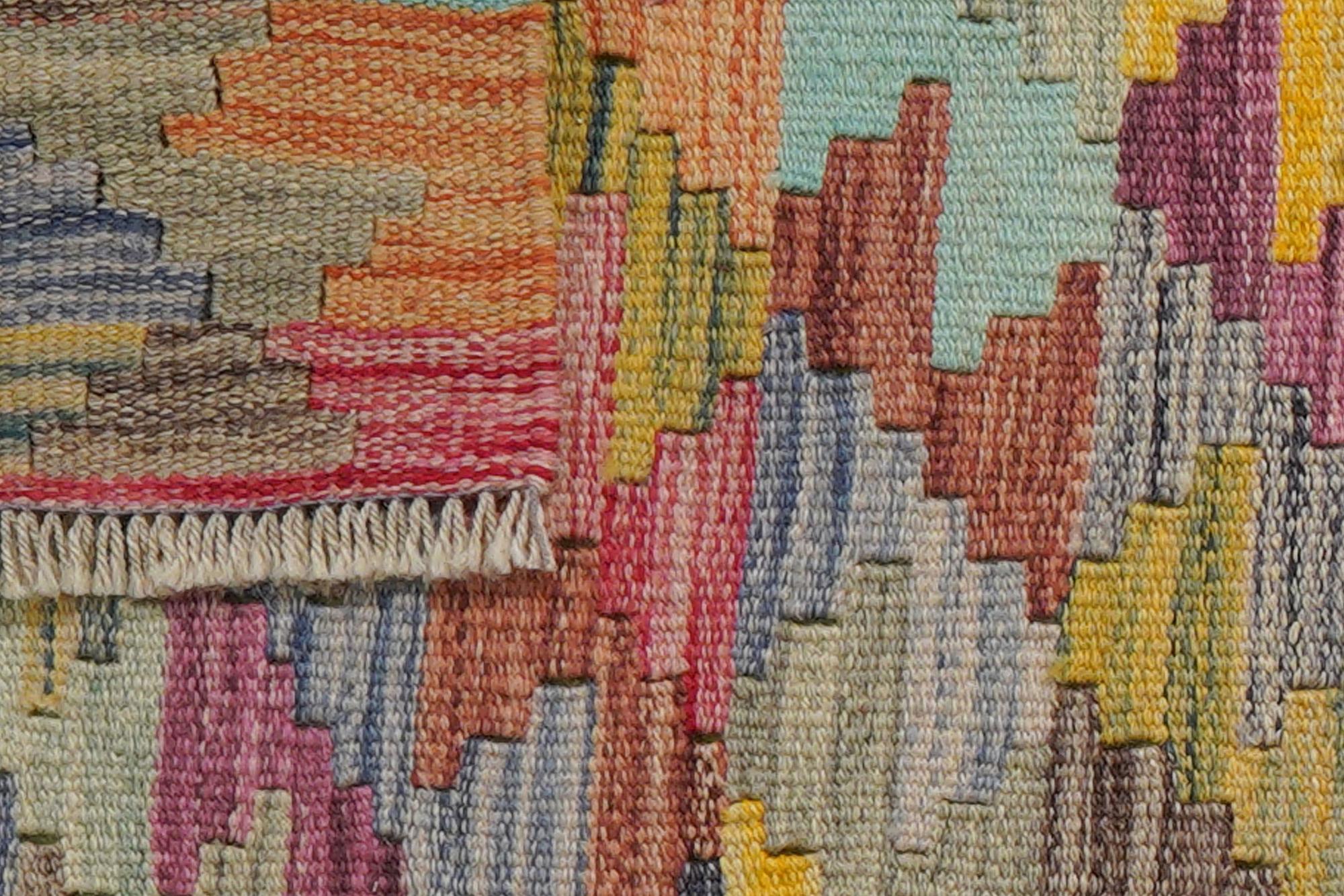 Kelim Gashgai Wool Multicolor 4