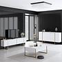 Luxe Konsolentisch Weiß 2