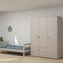 Kleiderschrank Extra Hoch Holz Taupe 7