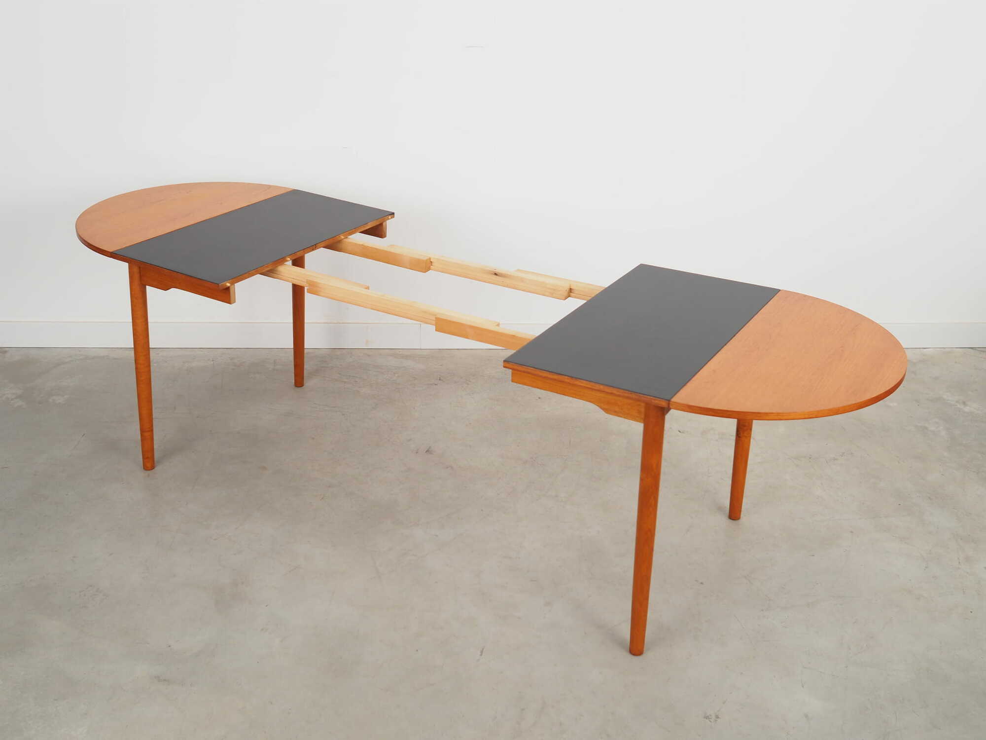 Vintage dining table Teak brown 1970s 7